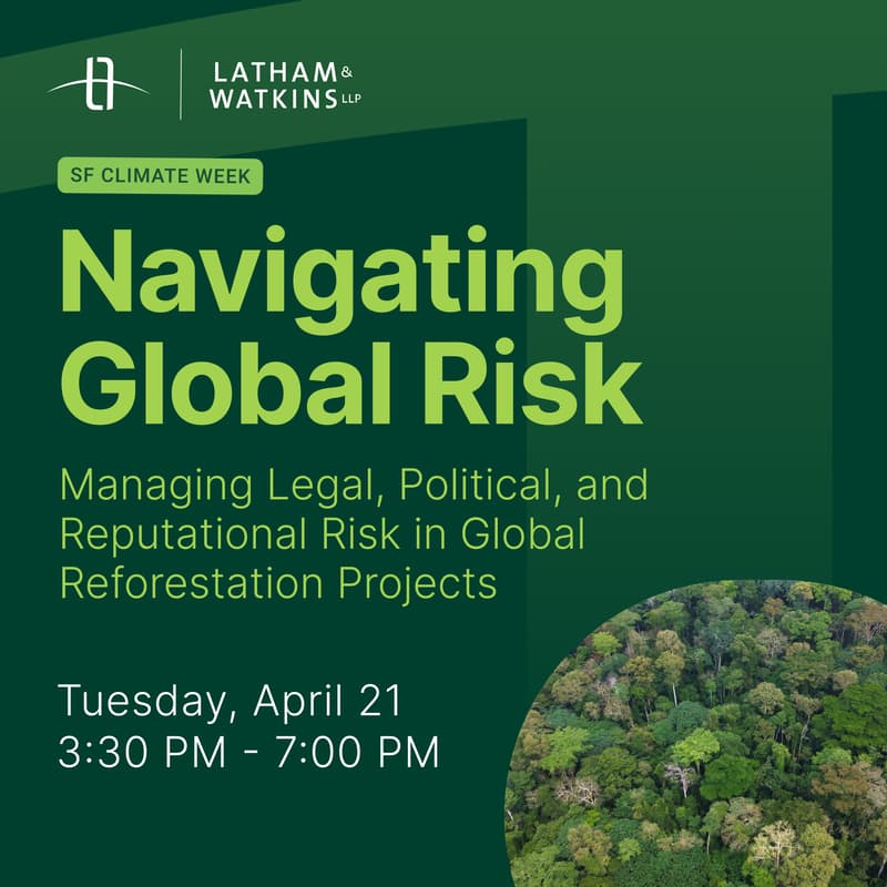 Cover Image for Terraformation & Latham Watkins Nature-Based Solutions Panel and Cocktails