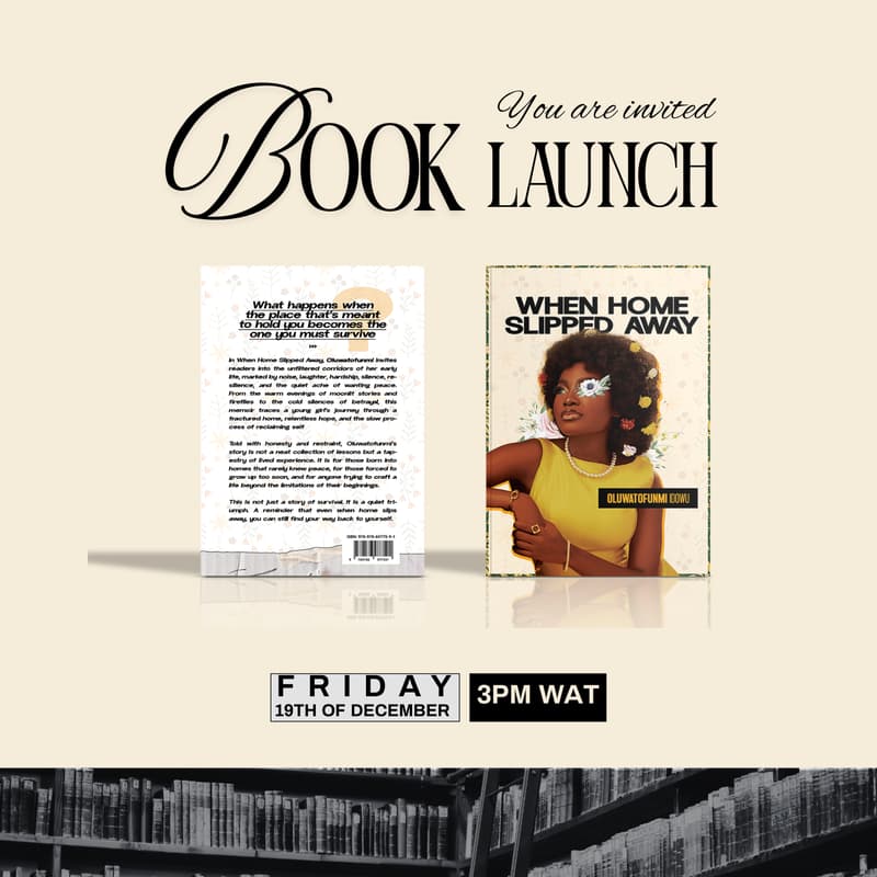 Cover Image for Book Launch - When Home Slipped Away