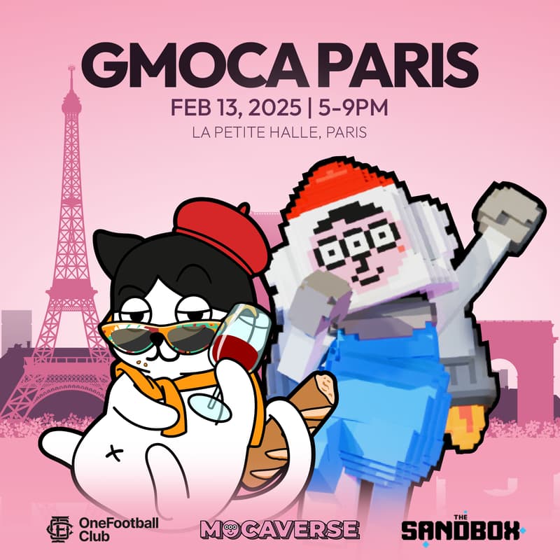 Cover Image for GMoca & The Sandbox @Paris 🇫🇷