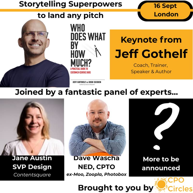 Cover Image for Storytelling Superpowers with Jeff Gothelf, Jane Austin, & Dave Wascha