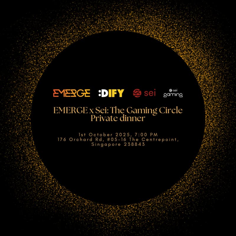 Cover Image for EMERGE x SEI: The Gaming Circle Private Dinner