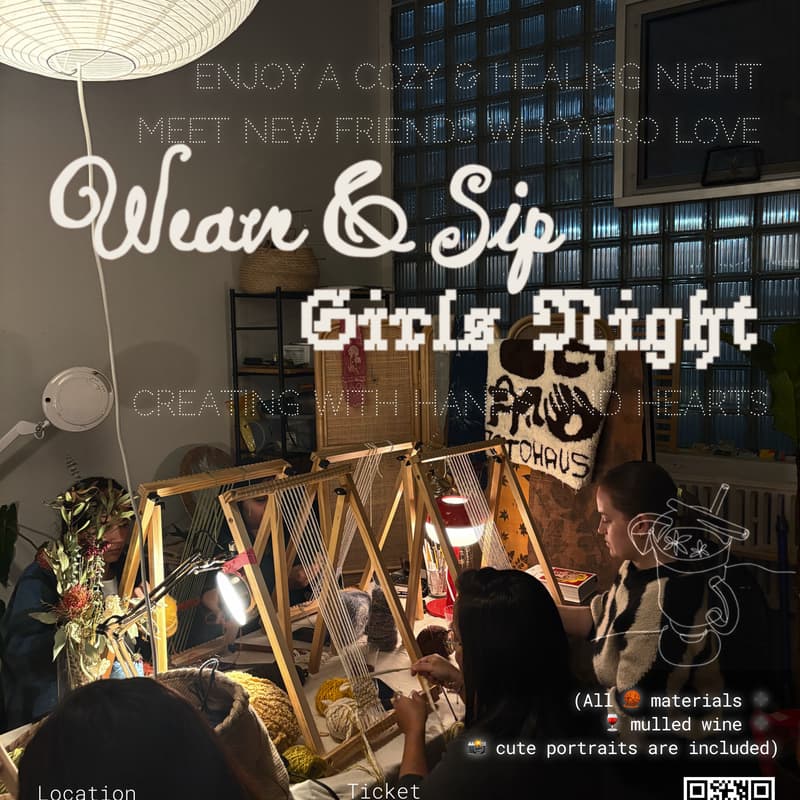 Cover Image for 🌾 Weaving & Sipping: Girls’ Night