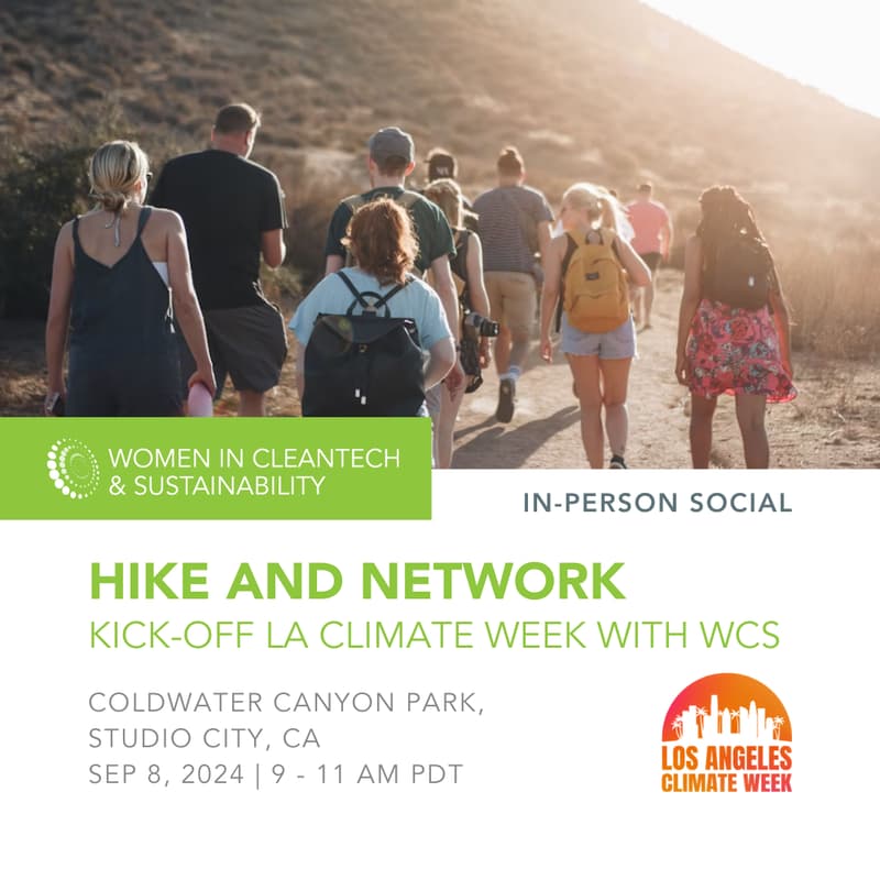 Cover Image for Women in Cleantech: Hike and Network