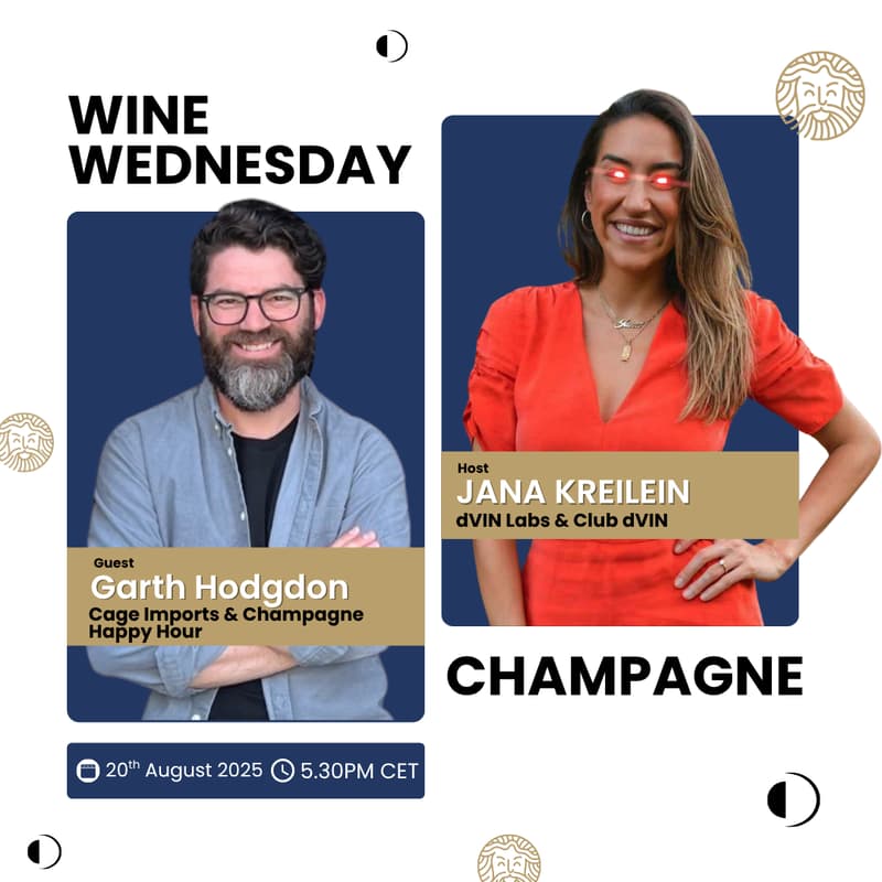 Cover Image for 🍾 Wine Wednesday – Champagne with Garth Hodgdon! ☀️🥂