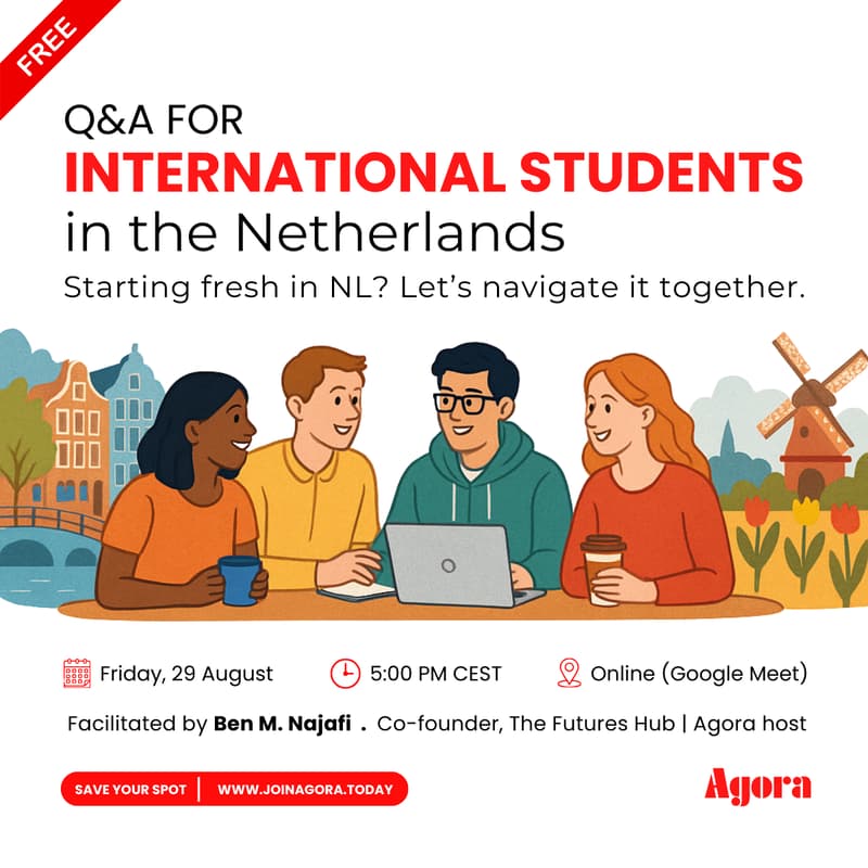 Cover Image for Q&A for International Students in the Netherlands (Free Online Session)