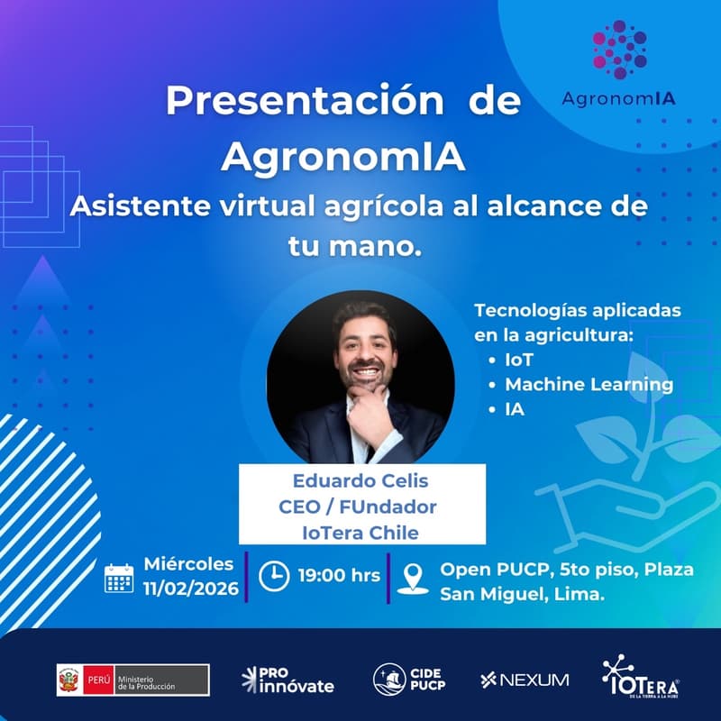 Cover Image for Presentación De AgronomIA: Un Asesor Agrícola En La Palma De Tu Mano.