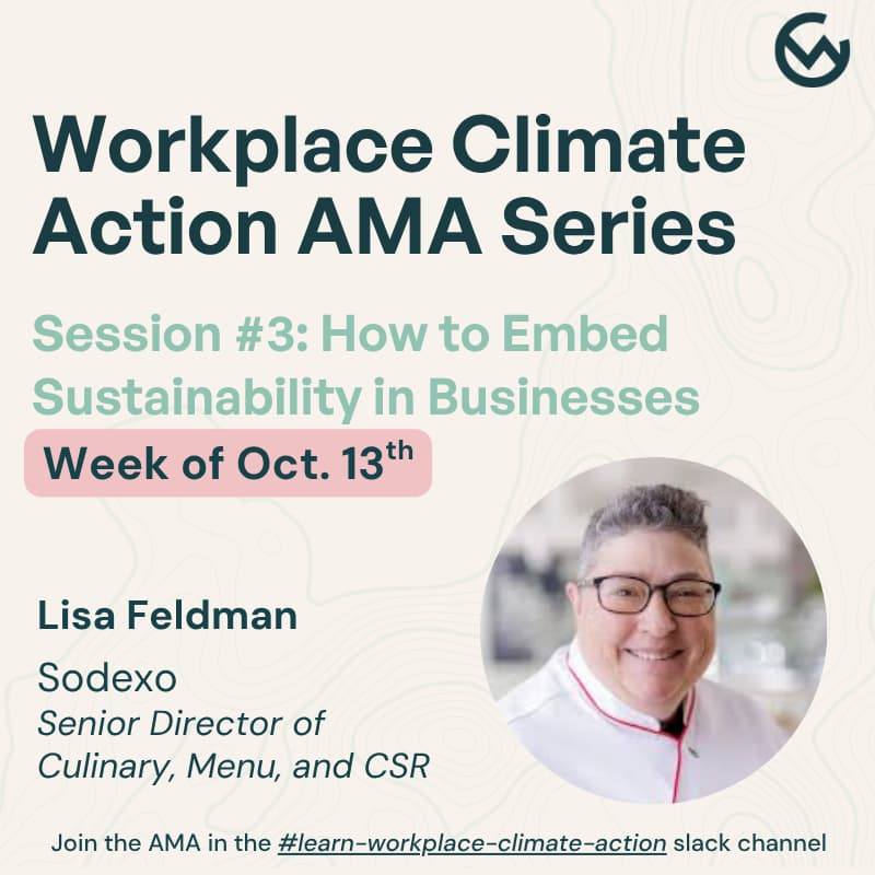 Cover Image for Workplace Climate Action AMA #3: How to Embed Sustainability in Businesses