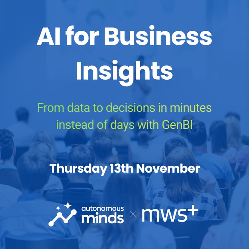 Cover Image for AI for Business Insights | milo.ai x mws+