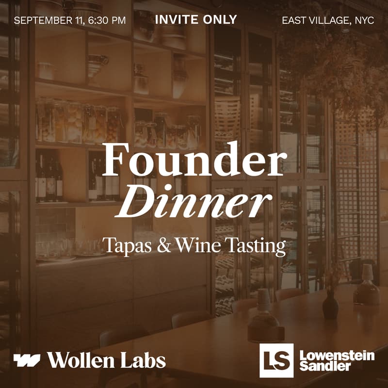 Cover Image for Founder Dinner : Tapas & Wine Tasting