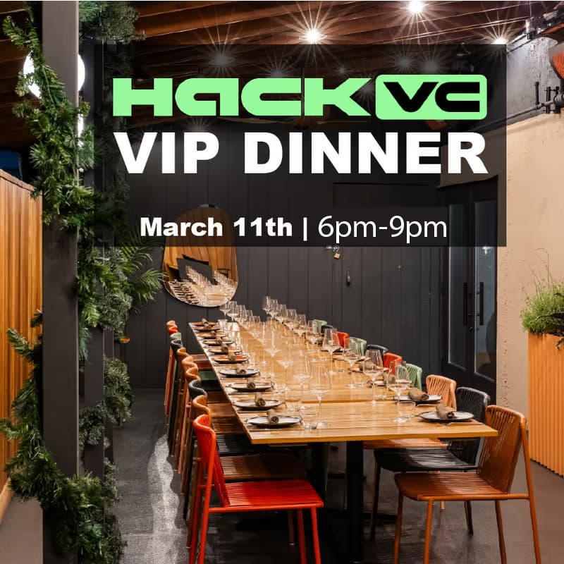 Cover Image for HackVC VIP Founders Dinner: Stanford Edition