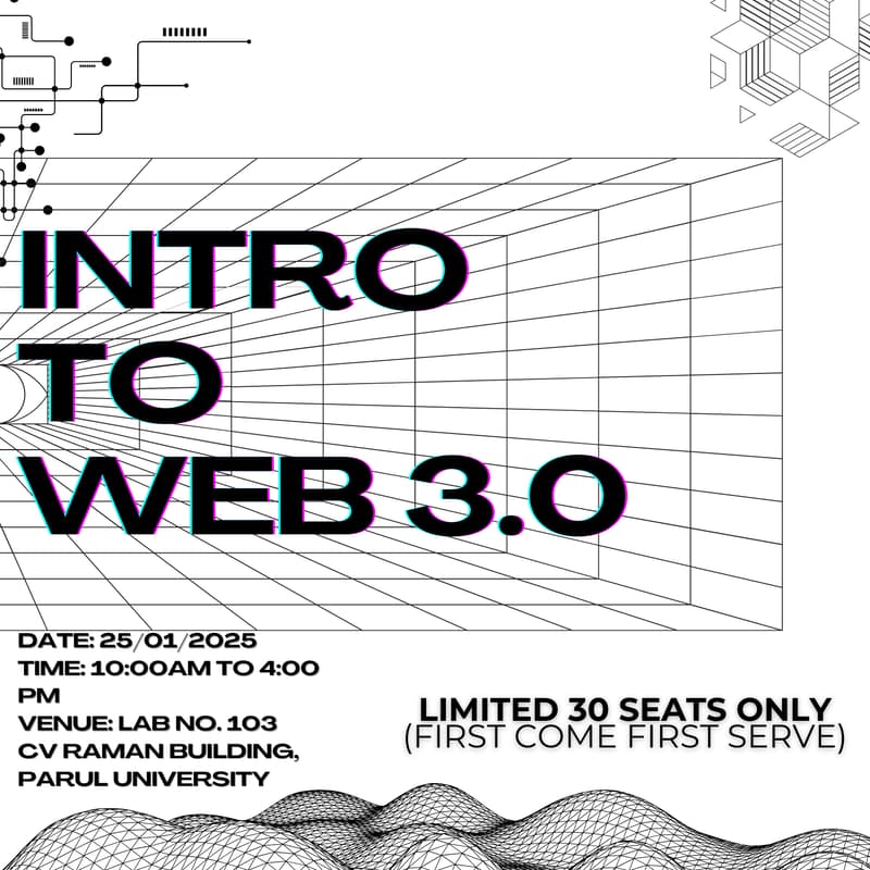 Cover Image for Intro to Web3.0 (Newbies) + Hands-on Workshop (Devs)