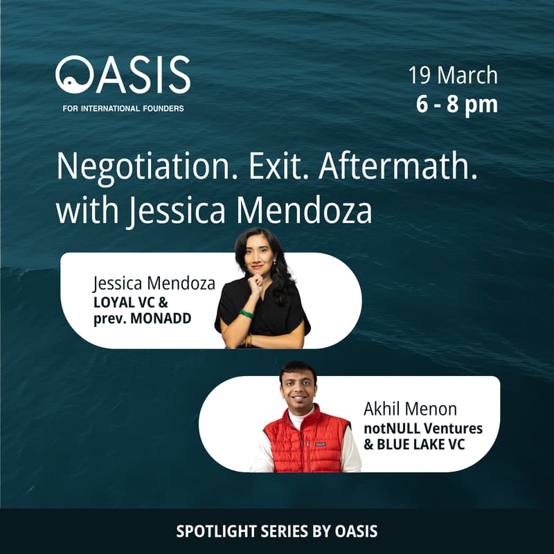 Cover Image for Oasis Spotlight Series: Negotiation. Exit. Aftermath. With Jessica Mendoza