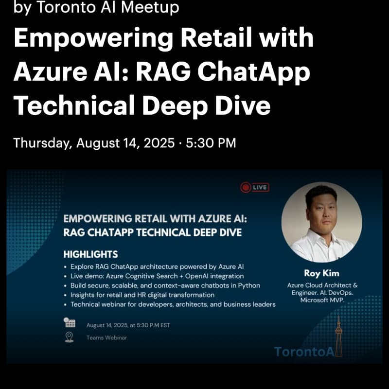 Cover Image for Empowering Retail with Azure AI: RAG ChatApp Technical Deep Dive
