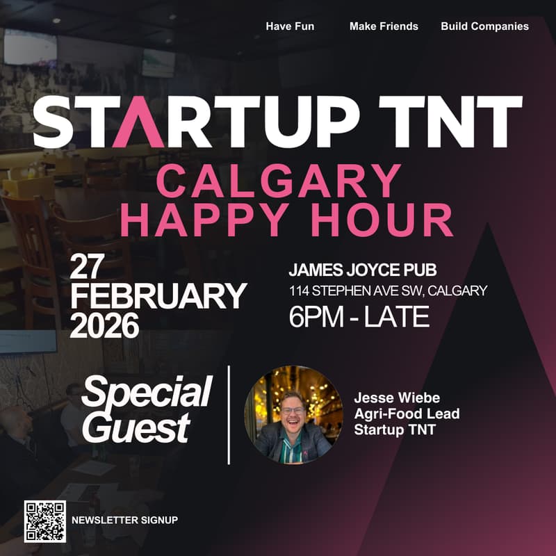 Cover Image for Startup TNT Calgary HH Featuring Jesse Wiebe