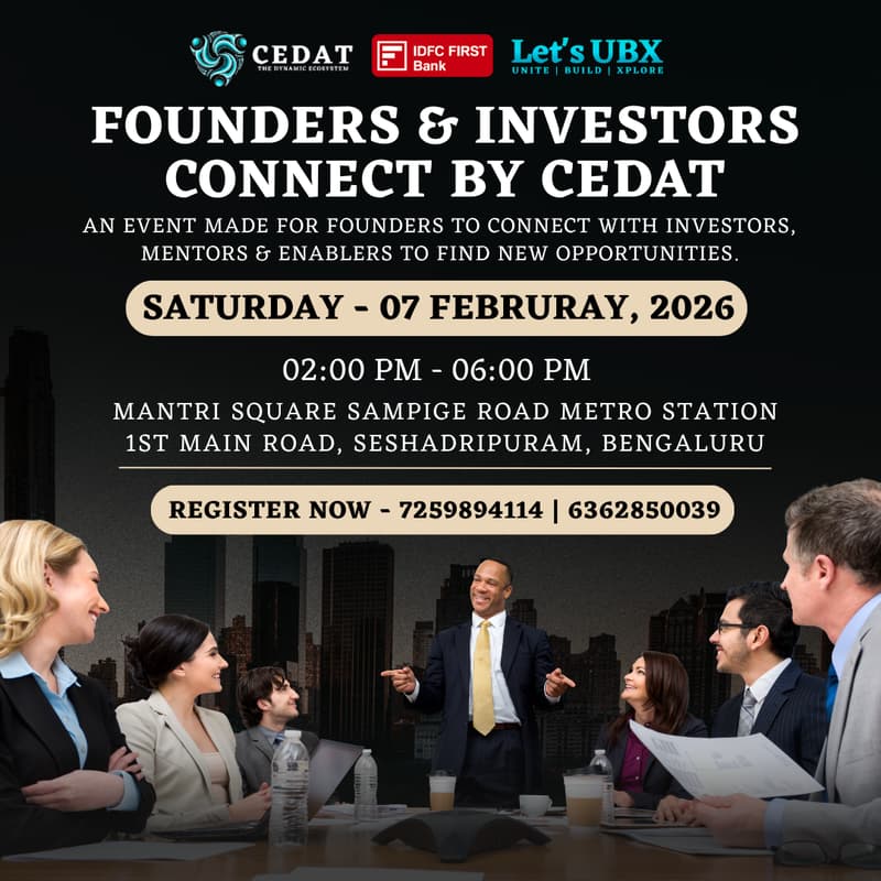 Cover Image for Founders & Investors Connect by CEDAT