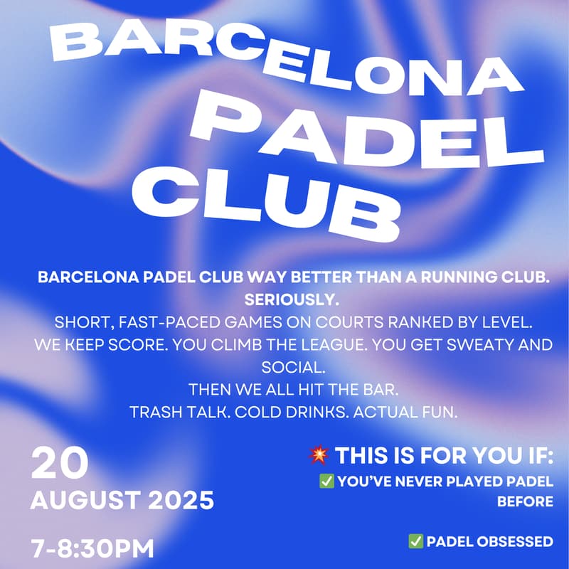 Cover Image for Barcelona Padel Club - A social padel club 🏓🍻