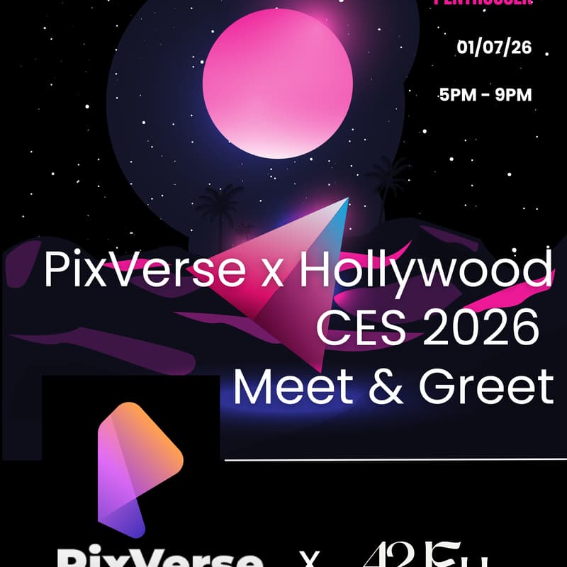 Cover Image for PixVerse X Hollywood CES2026  Meet & Greet