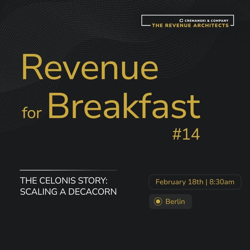 Cover Image for Revenue for Breakfast #14 - The Celonis Story: Scaling a Decacorn