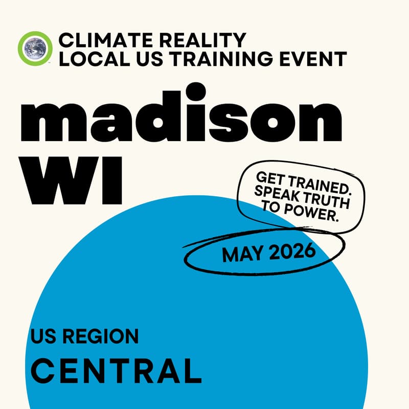 Cover Image for Madison, WI - Climate Reality Local Training Event