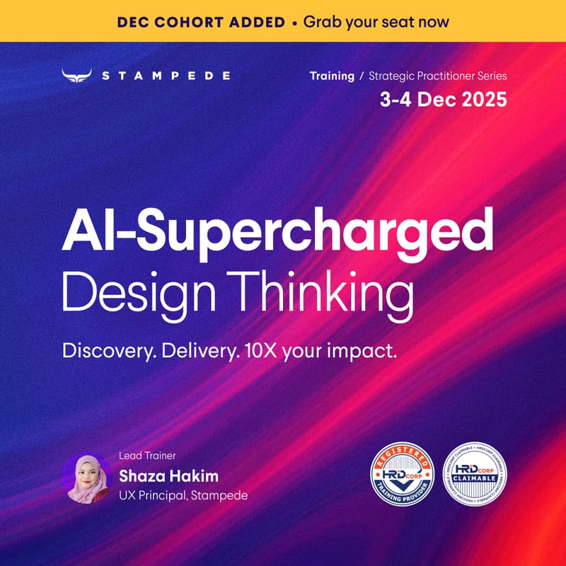 Cover Image for [Cohort II] Training: AI-Supercharged Design Thinking by Shaza Hakim