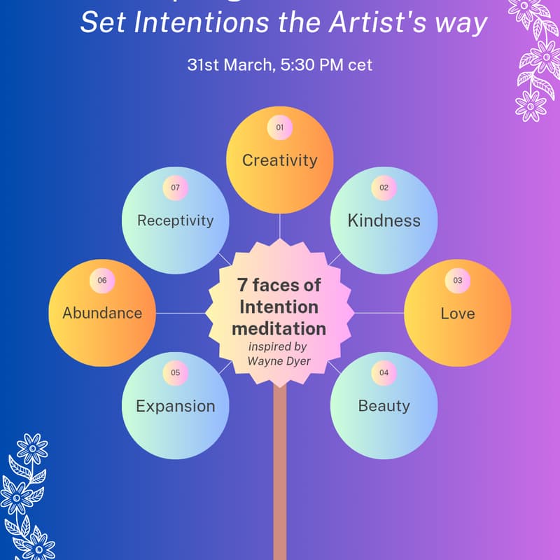Cover Image for 🌼Set Intentions The Artist's Way : Spring Workshop 🌼