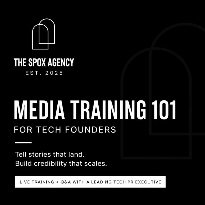 Cover Image for Media Training 101 for Tech Founders
