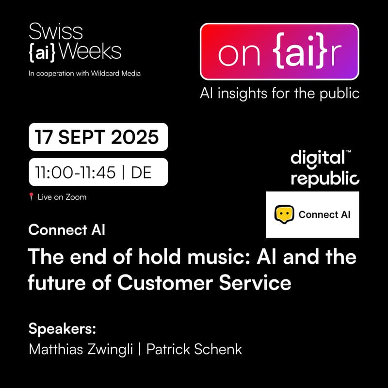 Cover Image for on {ai}r | The end of hold music: AI and the future of Customer Service | Connect AI
