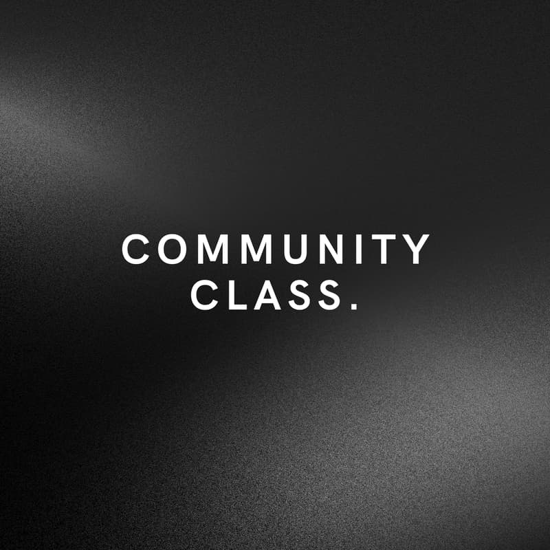 Cover Image for Community Class (Flatiron)