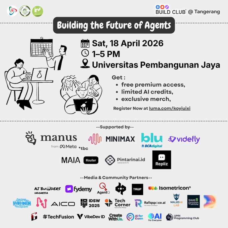 Cover Image for Build Club x HIMAFORKA: Building the Future of Agents