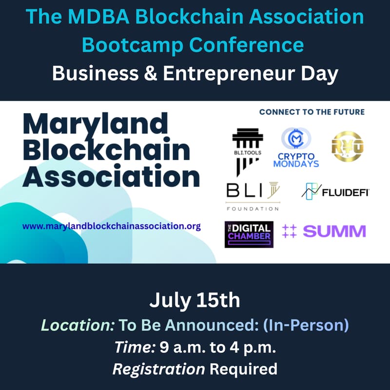 Cover Image for MDBA Blockchain Bootcamp Conference & Exhibits: Business Day