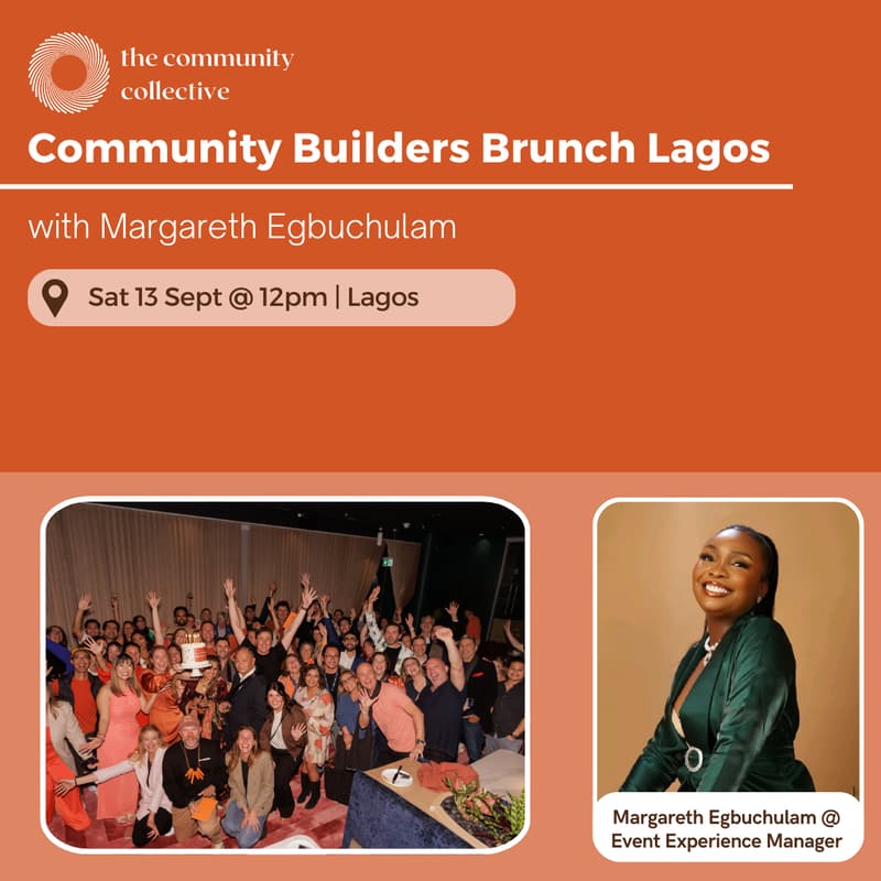 Cover Image for 🏵 Community Builders Brunch Lagos