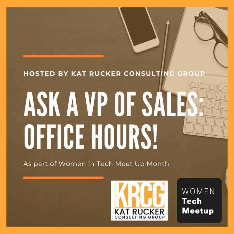Cover Image for Ask a VP of Sales: Office Hours for Female Founders (Virtual)
