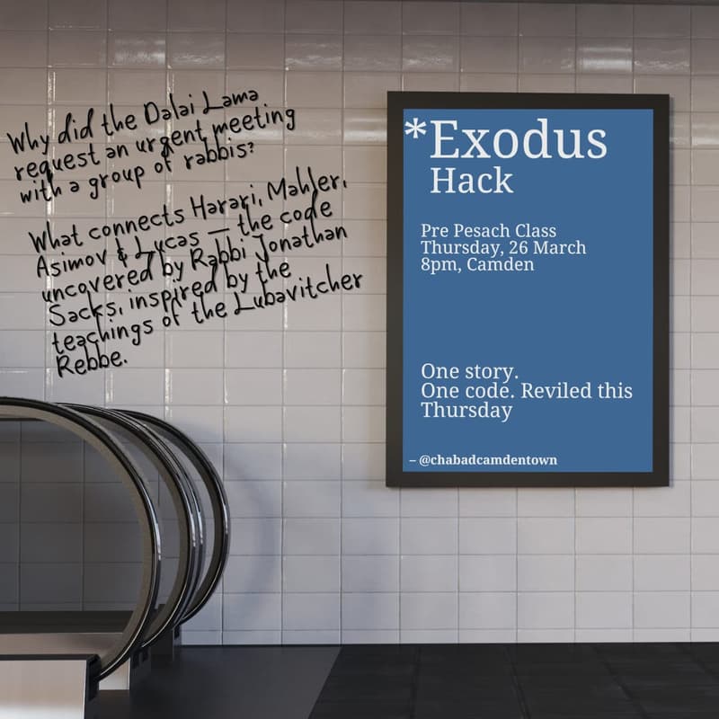 Cover Image for Exodus Hack, Pre Pesach Lecture