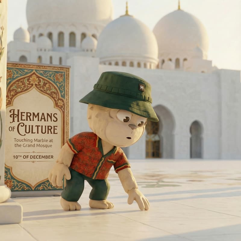 Cover Image for Hermans of Culture: Touching Marble at the Grand Mosque