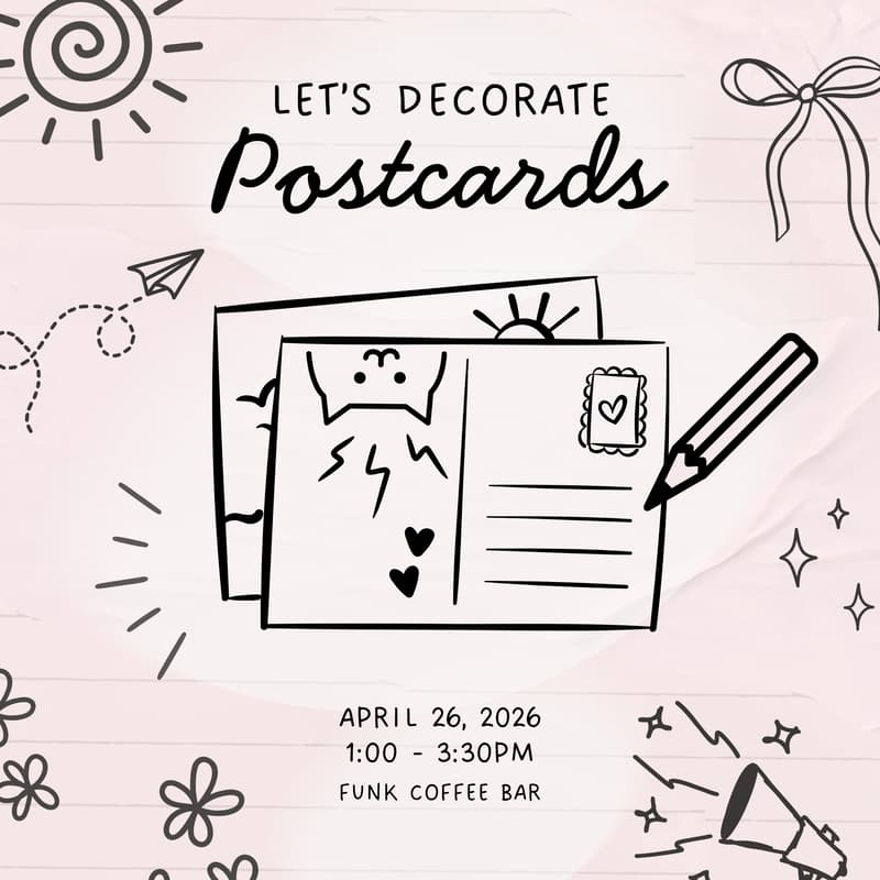 Cover Image for Let’s Decorate Postcards Art Hangout