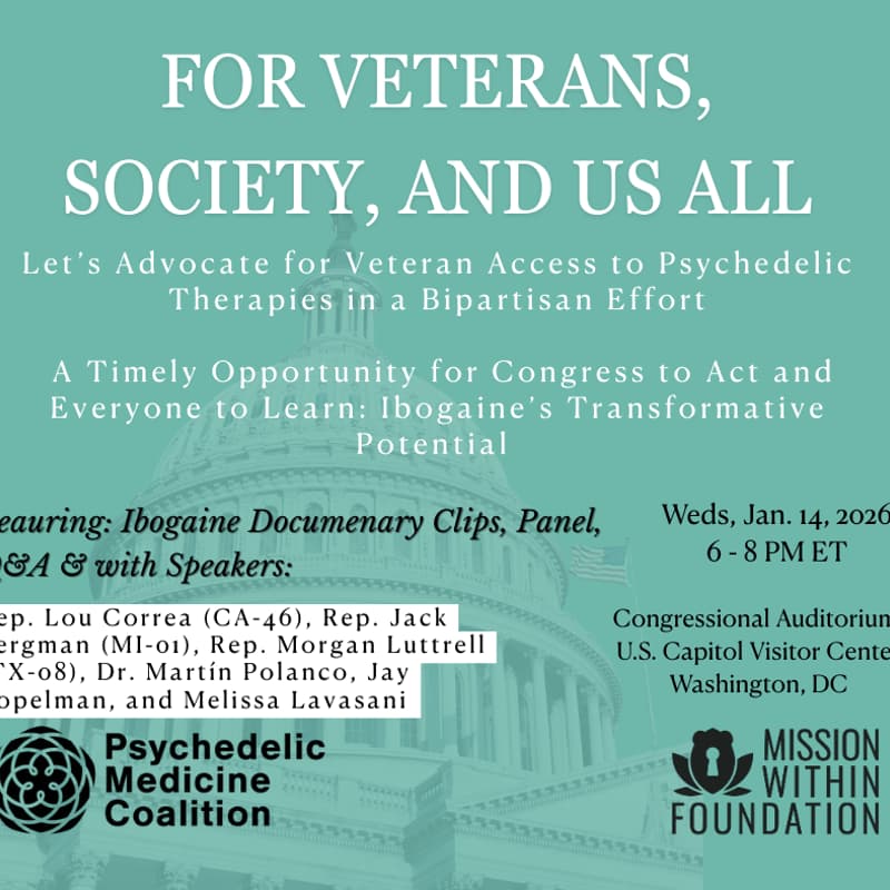 Cover Image for For Veterans, Society, and Us All - Legislators & Leaders Gather at the Capitol to Advocate for Veteran Access to Psychedelic Therapies