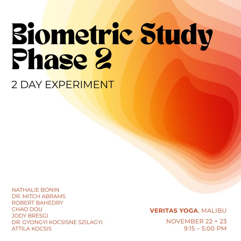 Cover Image for Biometric Study Phase 2 (2 Day Experiment)