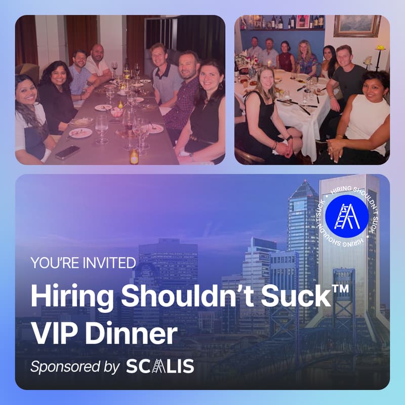 Cover Image for Hiring Shouldn't Suck™ Dinner (Knoxville Edition - 2/19/26)