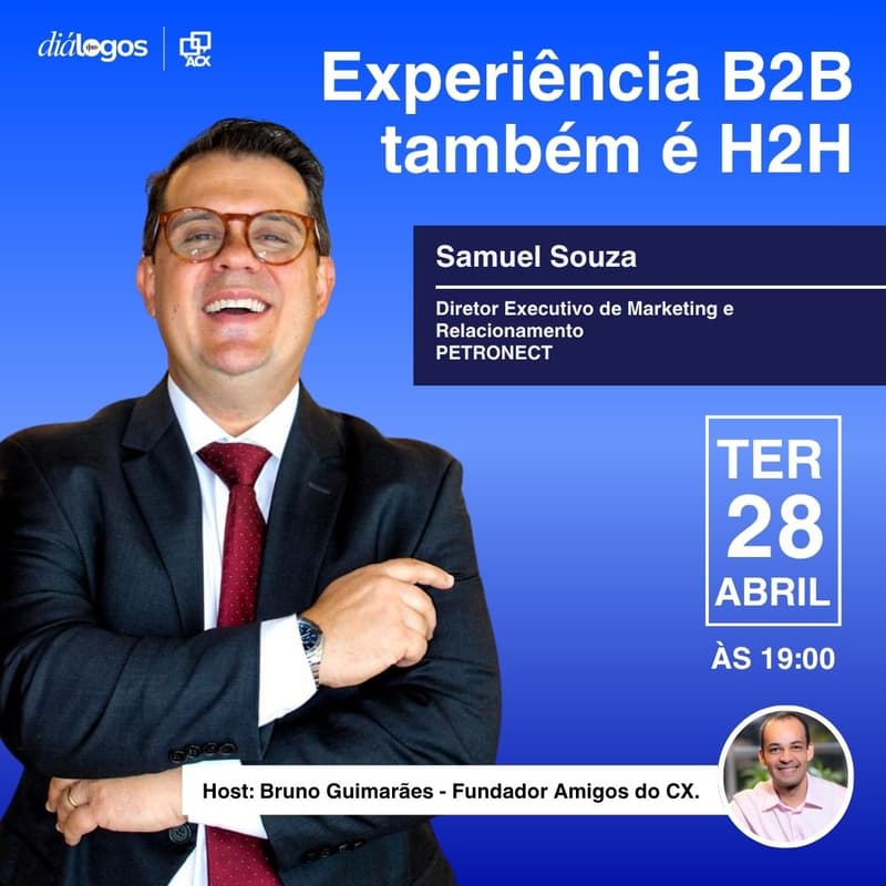 Cover Image for Diálogos | ACX Ep. #15 - Experiência B2B também é H2H