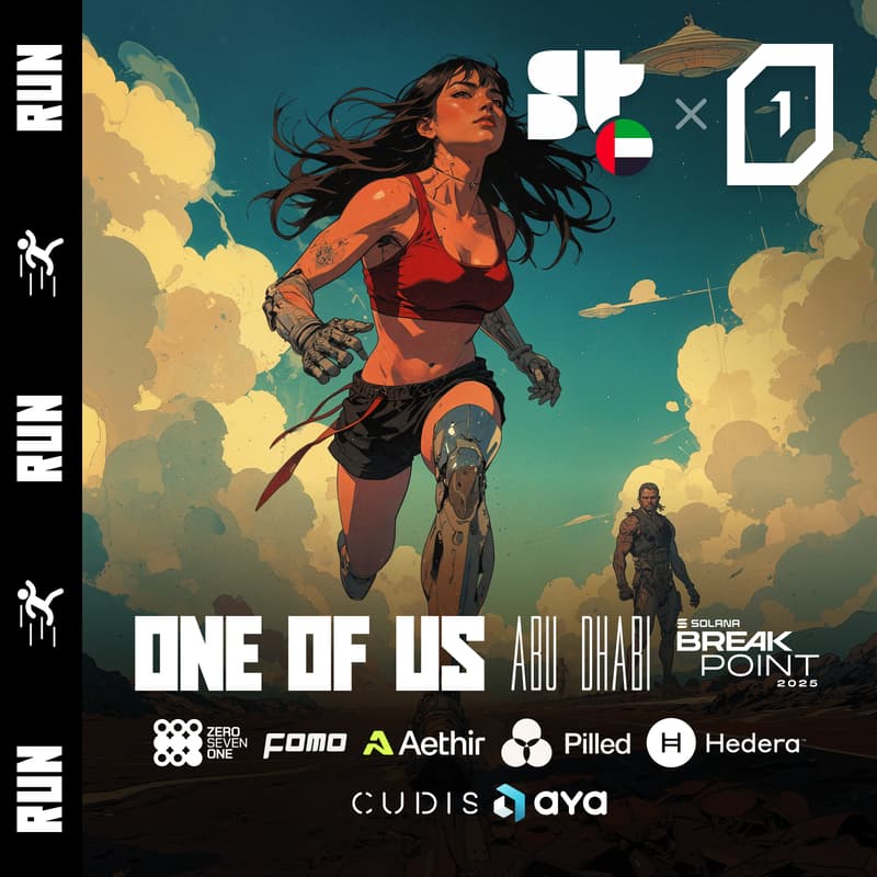 Cover Image for Superteam UAE x ONE OF US Run & Coffee // Aya, Cudis, 071Labs, Pilled, Hedera, Aethir & FOMO Magazine