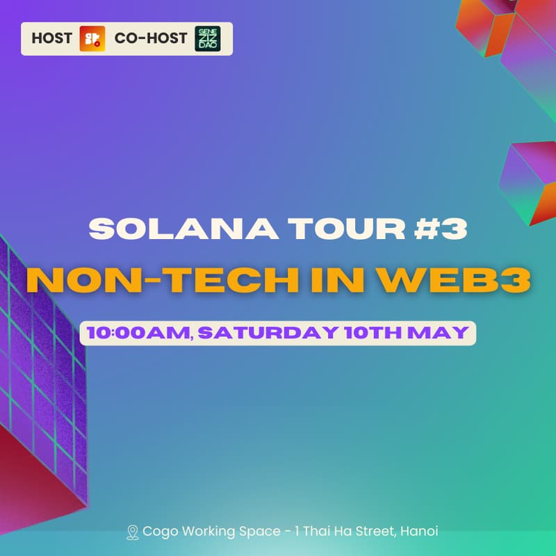 Cover Image for Solana Tour #3: Non-tech in Web3