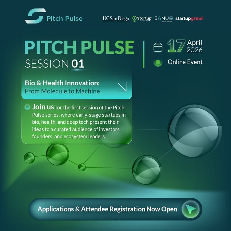 Cover Image for Pitch Pulse – Bio & Health Innovation: From Molecule to Machine