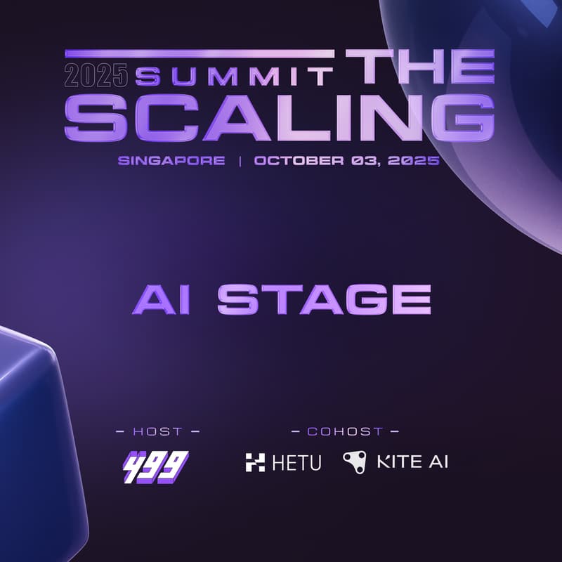 Cover Image for Scaling AI Stage by 499 & Hetu & Kite AI @TOKEN2049 Singapore