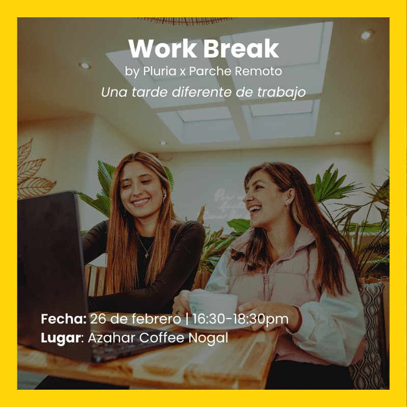 Cover Image for Work Break by Pluria: Una tarde diferente de trabajo