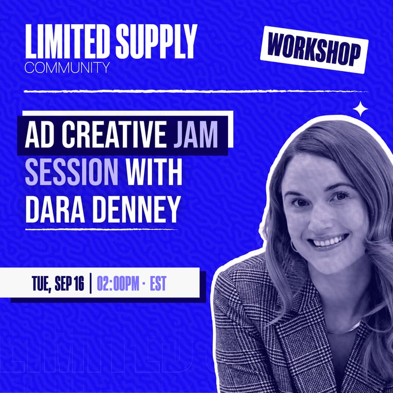 Cover Image for Ad Creative Jam Session With Dara Denney