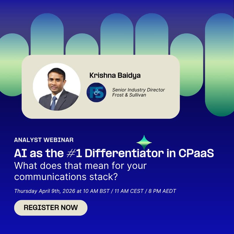Cover Image for AI as the #1 Differentiator in CPaaS: What Does That Mean for Your Stack?