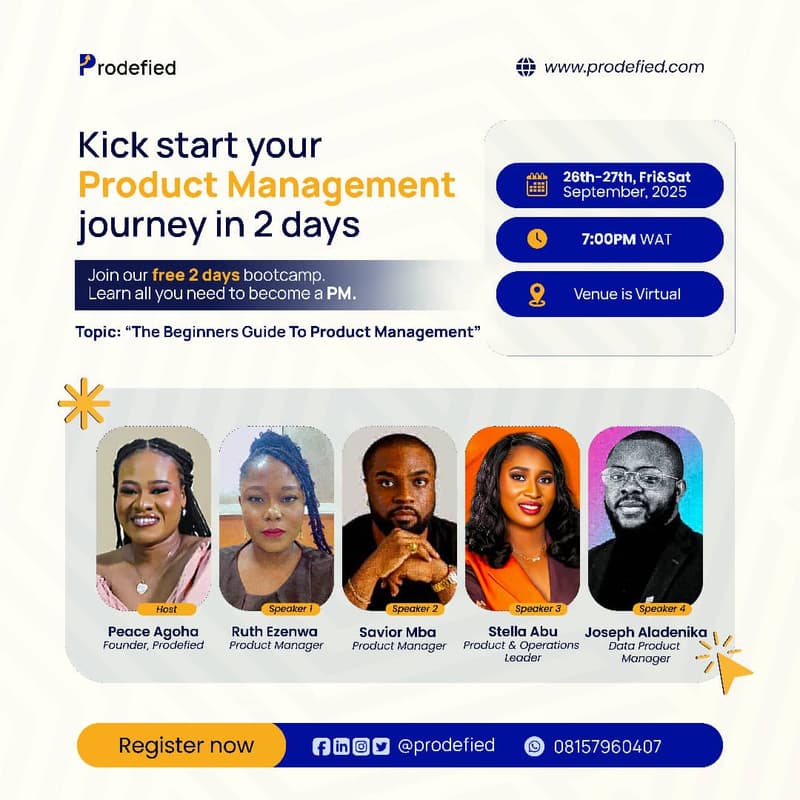 Cover Image for Beginner’s Guide to Becoming a Product Manager – 2-Day Free Virtual Bootcamp