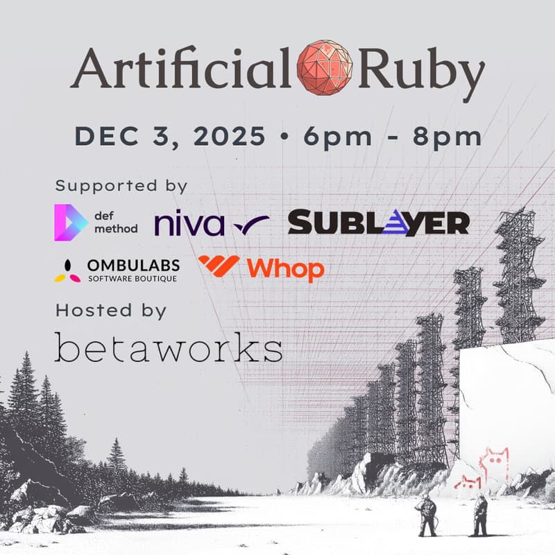 Cover Image for ArtificialRuby.ai NYC: December Meetup