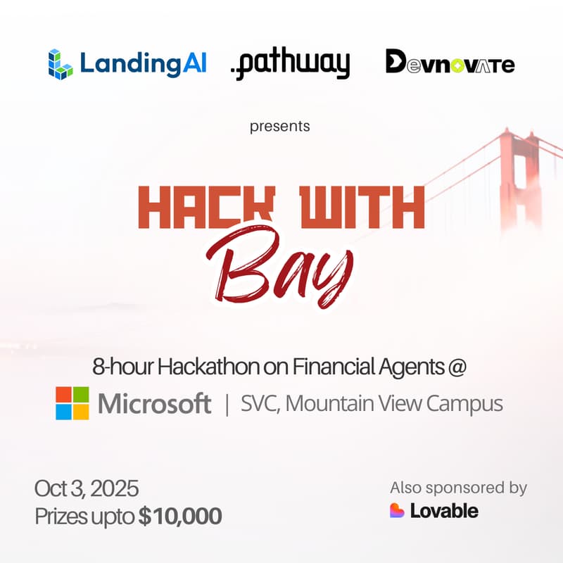 Cover Image for HackwithBay – Financial Agents Hackathon