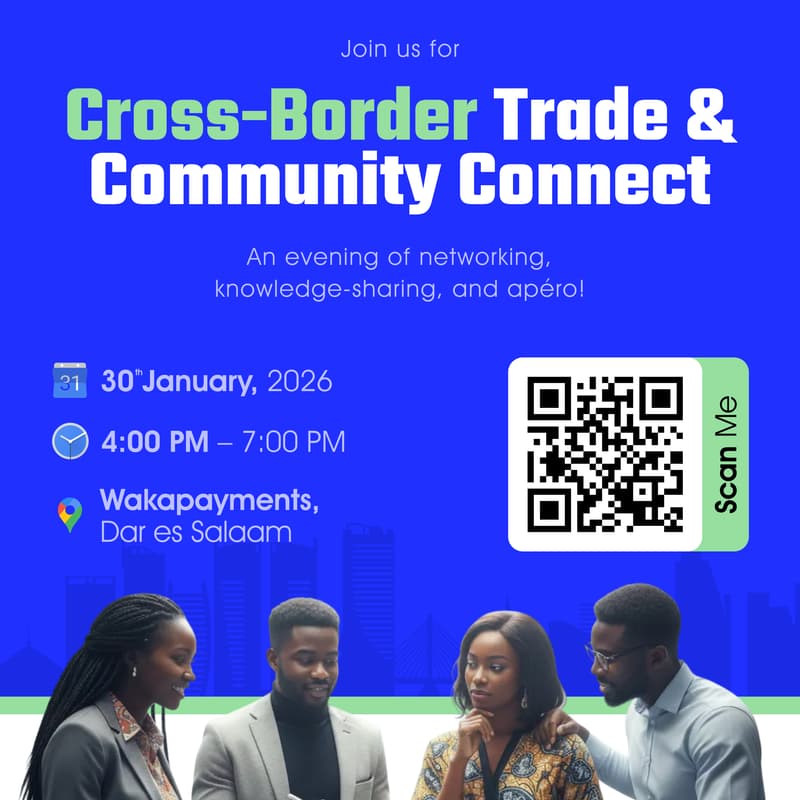 Cover Image for Cross-Border Trade & Community Connect: Pay Kenyan Merchants from Tanzania — Networking & Apero Evening
